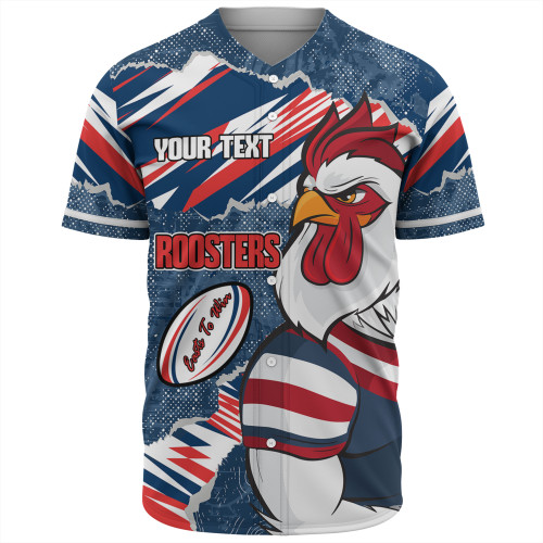 Sydney Roosters Baseball Shirt - Theme Song
