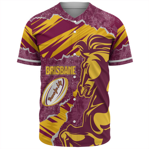 Brisbane Broncos Baseball Shirt - Theme Song Brisbane Broncos Baseball Shirt - Theme Song