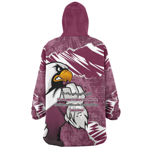 Manly Warringah Sea Eagles Snug Hoodie - Theme Song Manly Warringah Sea Eagles Snug Hoodie - Theme Song