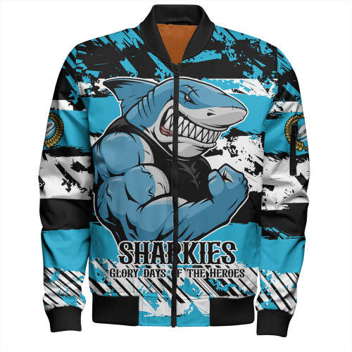 Cronulla-Sutherland Sharks Bomber Jacket - Theme Song Inspired