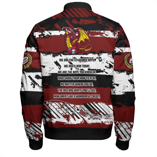 St. George Illawarra Dragons Bomber Jacket - Theme Song Inspired St. George Illawarra Dragons Bomber Jacket - Theme Song Inspired