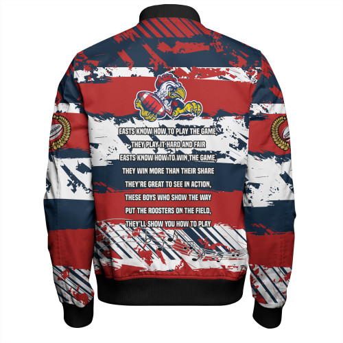 Sydney Roosters Bomber Jacket - Theme Song Inspired Sydney Roosters Bomber Jacket - Theme Song Inspired