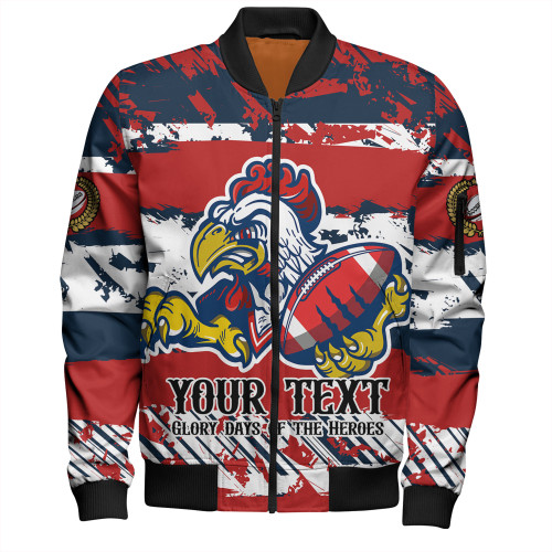 Sydney Roosters Bomber Jacket - Theme Song Inspired Sydney Roosters Bomber Jacket - Theme Song Inspired