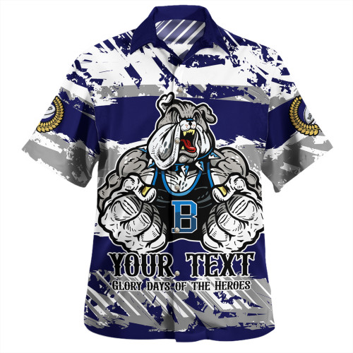 Canterbury-Bankstown Bulldogs Hawaiian Shirt - Theme Song Inspired Canterbury-Bankstown Bulldogs Hawaiian Shirt - Theme Song Inspired