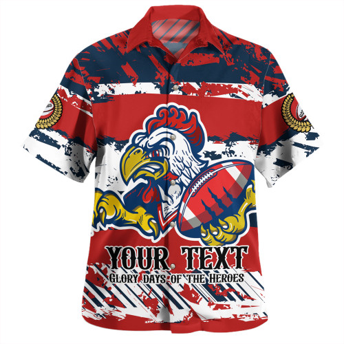 Sydney Roosters Hawaiian Shirt - Theme Song Inspired Sydney Roosters Hawaiian Shirt - Theme Song Inspired