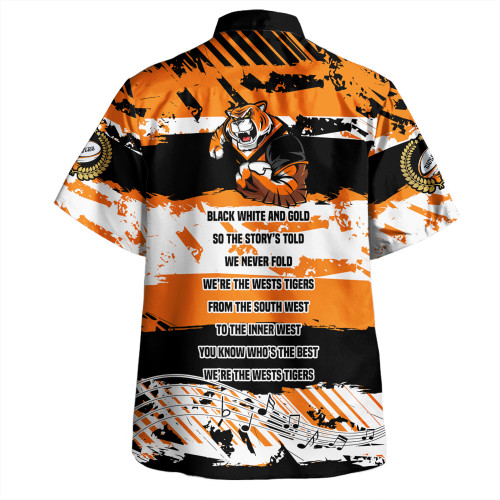 Wests Tigers Hawaiian Shirt - Theme Song Inspired Wests Tigers Hawaiian Shirt - Theme Song Inspired