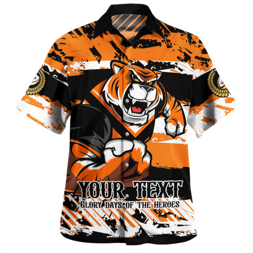 Wests Tigers Hawaiian Shirt - Theme Song Inspired Wests Tigers Hawaiian Shirt - Theme Song Inspired