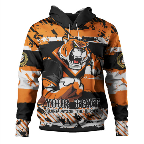 Wests Tigers Hoodie - Theme Song Inspired Wests Tigers Hoodie - Theme Song Inspired