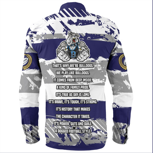 Canterbury-Bankstown Bulldogs Long Sleeve Shirt - Theme Song Inspired Canterbury-Bankstown Bulldogs Long Sleeve Shirt - Theme Song Inspired