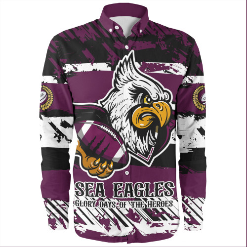 Manly Warringah Sea Eagles Long Sleeve Shirt - Theme Song Inspired