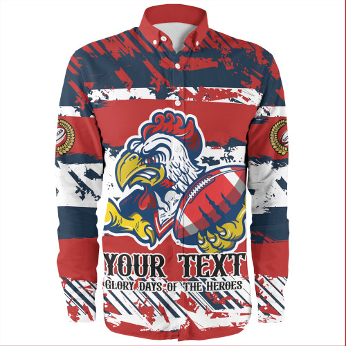 Sydney Roosters Long Sleeve Shirt - Theme Song Inspired Sydney Roosters Long Sleeve Shirt - Theme Song Inspired