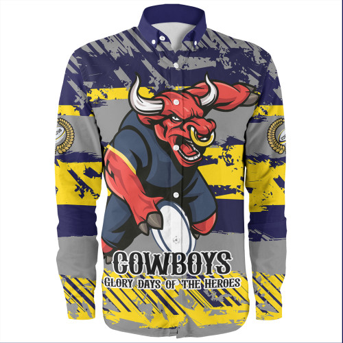 North Queensland Cowboys Long Sleeve Shirt - Theme Song Inspired