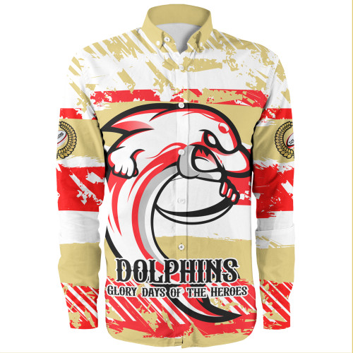 Redcliffe Dolphins Long Sleeve Shirt - Theme Song Inspired