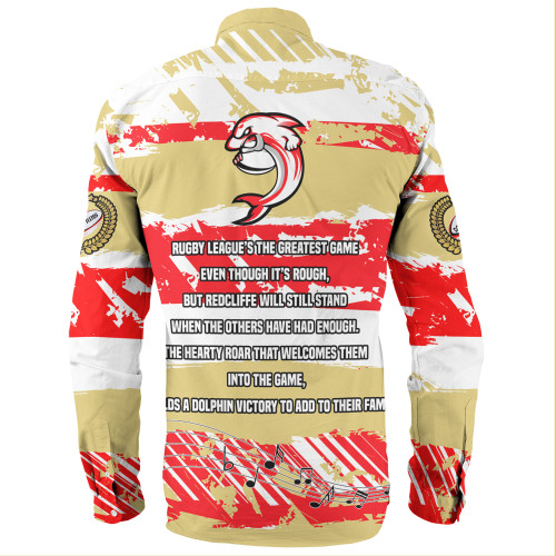 Redcliffe Dolphins Long Sleeve Shirt - Theme Song Inspired Redcliffe Dolphins Long Sleeve Shirt - Theme Song Inspired