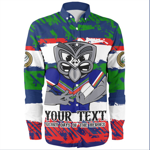 New Zealand Warriors Sport Long Sleeve Shirt - Theme Song Inspired New Zealand Warriors Sport Long Sleeve Shirt - Theme Song Inspired