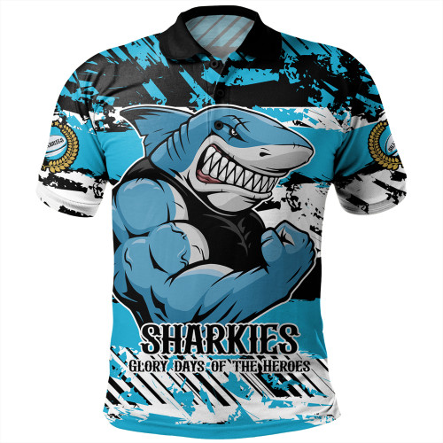Cronulla-Sutherland Sharks Polo Shirt - Theme Song Inspired