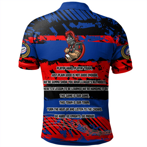 Newcastle Knights Sport Polo Shirt - Theme Song Inspired Newcastle Knights Sport Polo Shirt - Theme Song Inspired