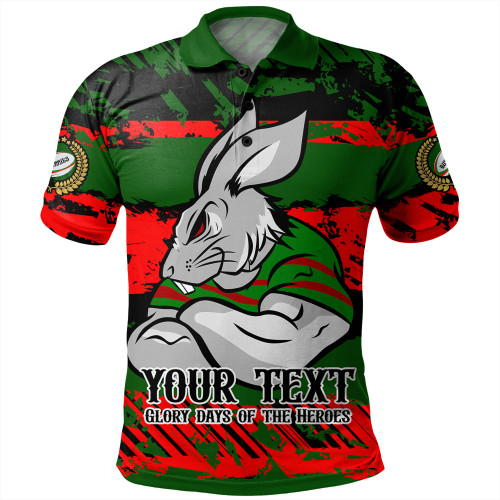 South Sydney Rabbitohs Polo Shirt - Theme Song Inspired South Sydney Rabbitohs Polo Shirt - Theme Song Inspired
