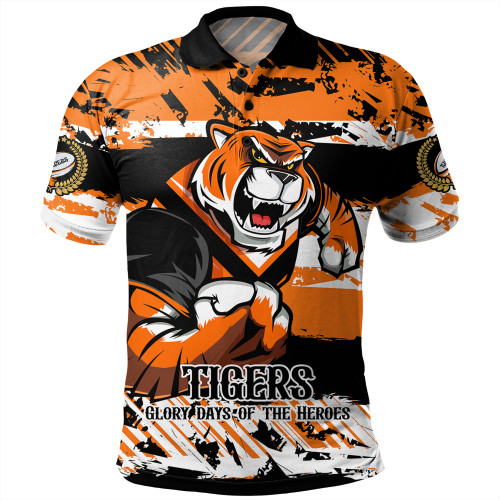 Wests Tigers Polo Shirt - Theme Song Inspired