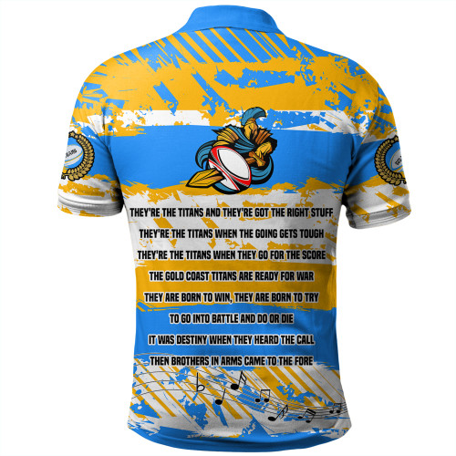 Gold Coast Titans Sport Polo Shirt - Theme Song Inspired Gold Coast Titans Sport Polo Shirt - Theme Song Inspired