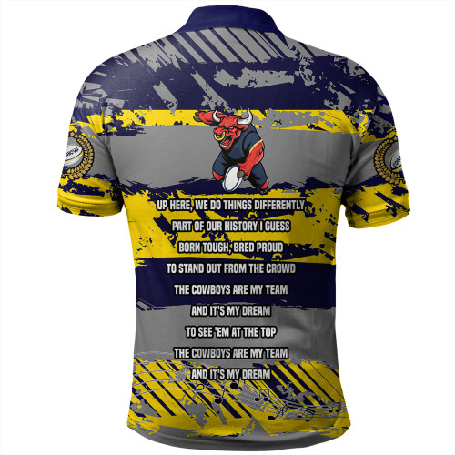 North Queensland Cowboys Polo Shirt - Theme Song Inspired North Queensland Cowboys Polo Shirt - Theme Song Inspired