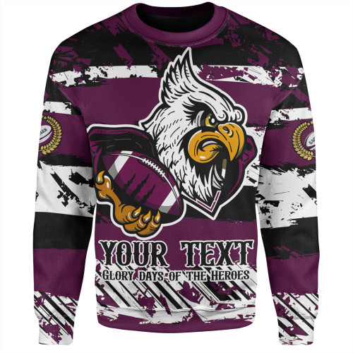 Manly Warringah Sea Eagles Sweatshirt - Theme Song Inspired Manly Warringah Sea Eagles Sweatshirt - Theme Song Inspired