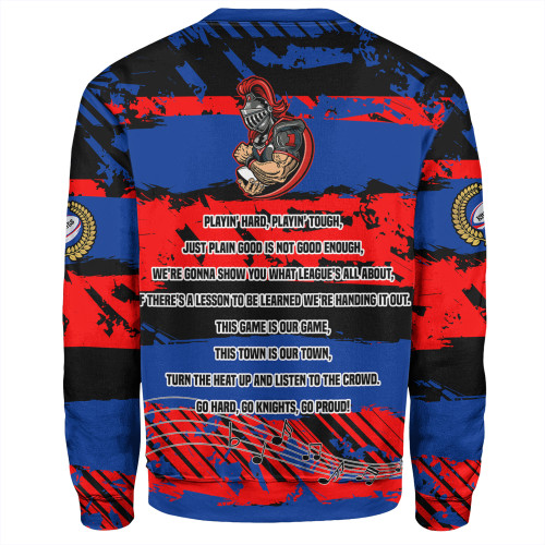 Newcastle Knights Sport Sweatshirt - Theme Song Inspired Newcastle Knights Sport Sweatshirt - Theme Song Inspired