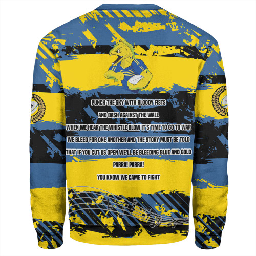 Parramatta Eels Sport Sweatshirt - Theme Song Inspired Parramatta Eels Sport Sweatshirt - Theme Song Inspired
