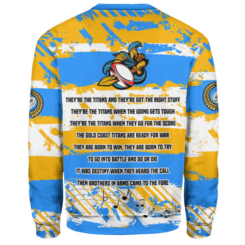 Gold Coast Titans Sport Sweatshirt - Theme Song Inspired Gold Coast Titans Sport Sweatshirt - Theme Song Inspired