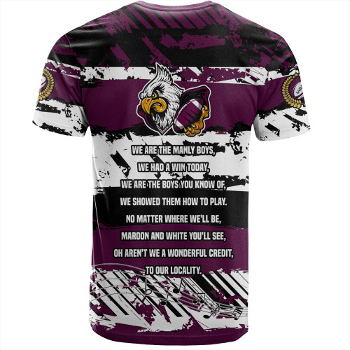 Manly Warringah Sea Eagles T-Shirt - Theme Song Inspired Manly Warringah Sea Eagles T-Shirt - Theme Song Inspired