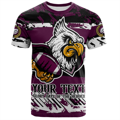 Manly Warringah Sea Eagles T-Shirt - Theme Song Inspired Manly Warringah Sea Eagles T-Shirt - Theme Song Inspired