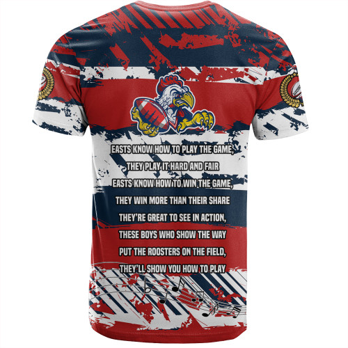 Sydney Roosters T-Shirt - Theme Song Inspired Sydney Roosters T-Shirt - Theme Song Inspired