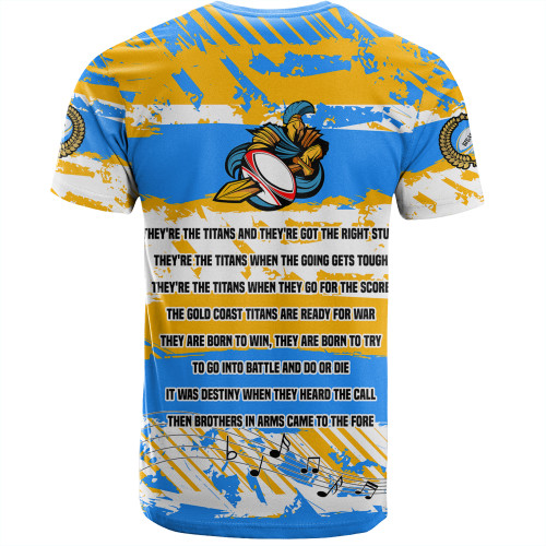 Gold Coast Titans Sport T-Shirt - Theme Song Inspired Gold Coast Titans Sport T-Shirt - Theme Song Inspired