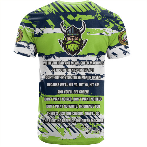Canberra Raiders T-Shirt - Theme Song Inspired Canberra Raiders T-Shirt - Theme Song Inspired