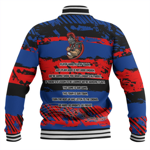 Newcastle Knights Sport Baseball Jacket - Theme Song Inspired Newcastle Knights Sport Baseball Jacket - Theme Song Inspired
