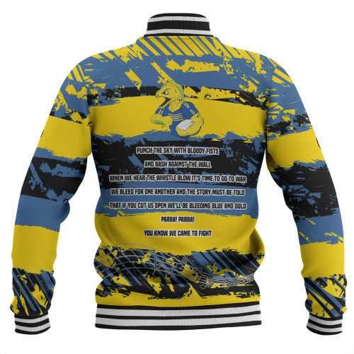 Parramatta Eels Sport Baseball Jacket - Theme Song Inspired Parramatta Eels Sport Baseball Jacket - Theme Song Inspired
