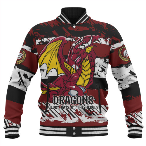 St. George Illawarra Dragons Baseball Jacket - Theme Song Inspired