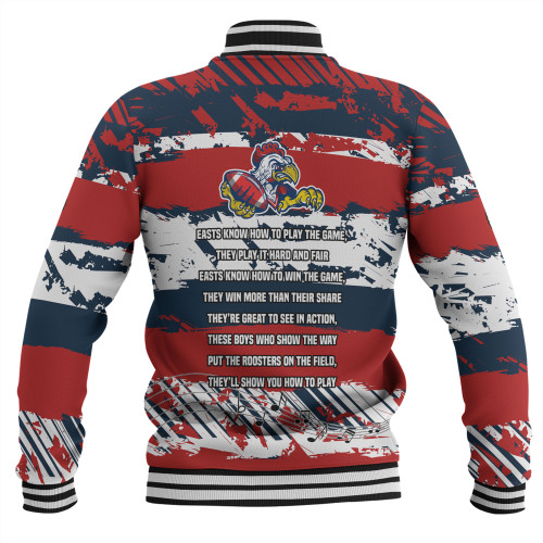 Sydney Roosters Baseball Jacket - Theme Song Inspired Sydney Roosters Baseball Jacket - Theme Song Inspired