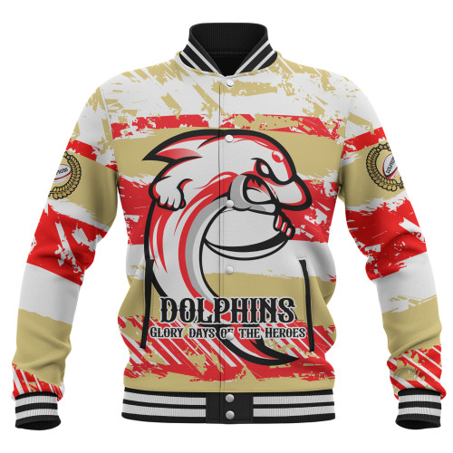 Redcliffe Dolphins Baseball Jacket - Theme Song Inspired