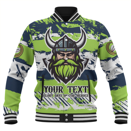 Canberra Raiders Baseball Jacket - Theme Song Inspired Canberra Raiders Baseball Jacket - Theme Song Inspired