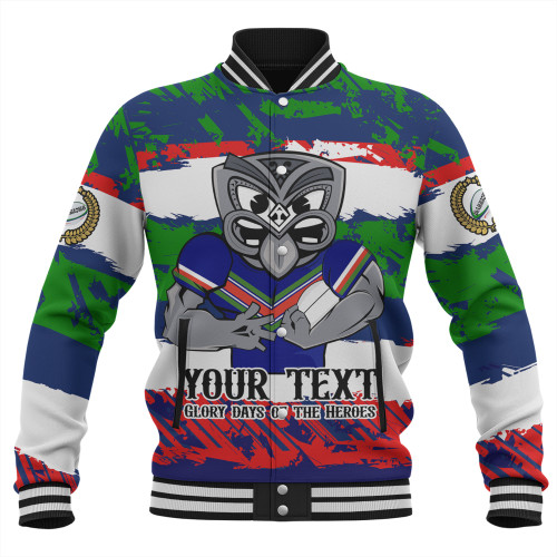 New Zealand Warriors Sport Baseball Jacket - Theme Song Inspired New Zealand Warriors Sport Baseball Jacket - Theme Song Inspired