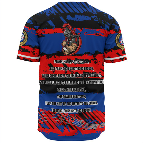 Newcastle Knights Sport Baseball Shirt - Theme Song Inspired Newcastle Knights Sport Baseball Shirt - Theme Song Inspired
