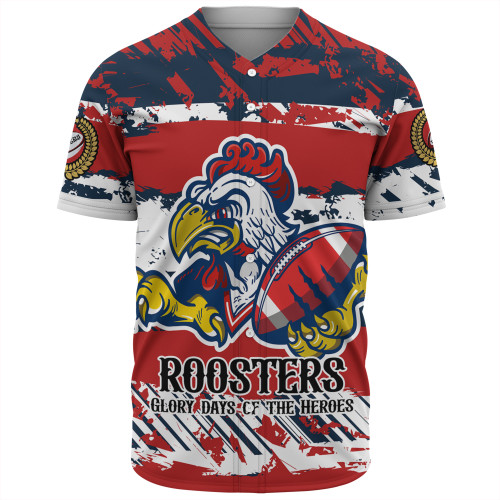 Sydney Roosters Baseball Shirt - Theme Song Inspired