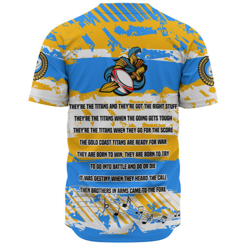 Gold Coast Titans Sport Baseball Shirt - Theme Song Inspired Gold Coast Titans Sport Baseball Shirt - Theme Song Inspired
