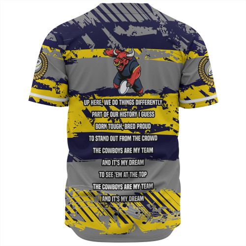 North Queensland Cowboys Baseball Shirt - Theme Song Inspired North Queensland Cowboys Baseball Shirt - Theme Song Inspired