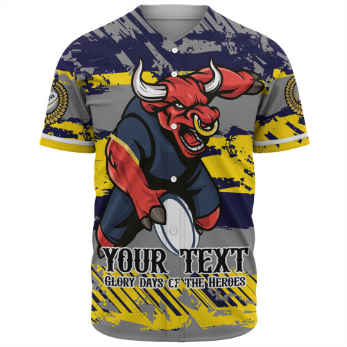 North Queensland Cowboys Baseball Shirt - Theme Song Inspired North Queensland Cowboys Baseball Shirt - Theme Song Inspired