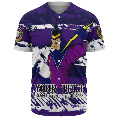 Melbourne Storm Baseball Shirt - Theme Song Inspired Melbourne Storm Baseball Shirt - Theme Song Inspired
