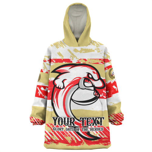 Redcliffe Dolphins Snug Hoodie - Theme Song Inspired Redcliffe Dolphins Snug Hoodie - Theme Song Inspired