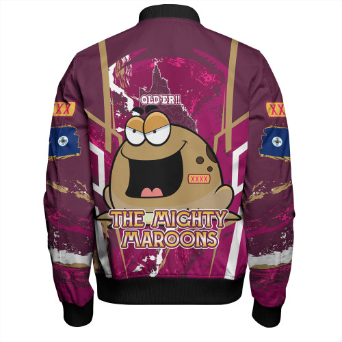 Cane Toads Sport Bomber Jacket - Custom Go Mighty Inspired Cane Toads Sport Bomber Jacket - Custom Go Mighty Inspired