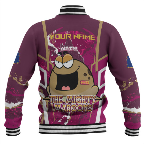 Cane Toads Sport Baseball Jacket - Custom Go Mighty Inspired Cane Toads Sport Baseball Jacket - Custom Go Mighty Inspired